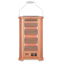 Chauffage au quartz RAF 2200W pour l'intérieur et l'extérieur, idéal pour la maison, la terrasse et les barbecues