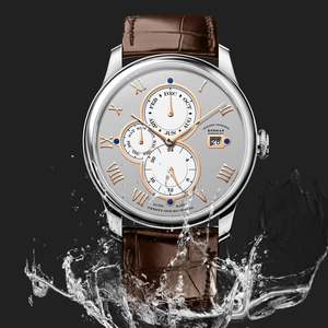 Reloj de Diseño para Hombre Borman 2011L, Reloj de Cuero de Alta Calidad Resistente al Agua con Esfera de Agujas, Movimiento Shanghai - Product Image 1