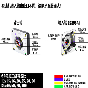 42crmo chính xác xoắn ốc bánh răng Hành Tinh giảm tốc cho 400W servo hộp số thiết bị tự động hóa giảm tốc pfk60 tỷ lệ 3-100 - Product Image 4