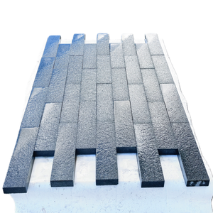 Fournisseur d'usine, surface flammée, <span class=keywords><strong>granit</strong></span> gris foncé, carrelage en bande pour pavage extérieur - Product Image 6