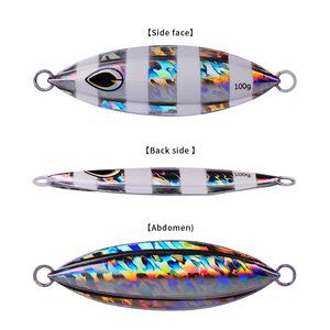 Esca Metallica Stampata per Slow Jigging, per Pesca in <span class=keywords><strong>Mare</strong></span> e da Barca, Luminosa e Affondante - Product Image 1