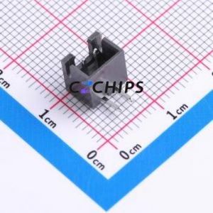 HC-XH-2AW-B Wire-to-Board Pin Header Bent Lead Through Hole,P=2.5mm Connector 1x2P 2.5mm Right Angle Insert XH - Product Image 1