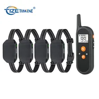 Tize - Rechargeable Train Shock Collar for 4 Dogs
