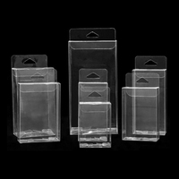 Boîte en plastique transparente imprimée en PVC, boîte d'emballage en PET, boîtes personnalisées transparentes avec logo, emballage