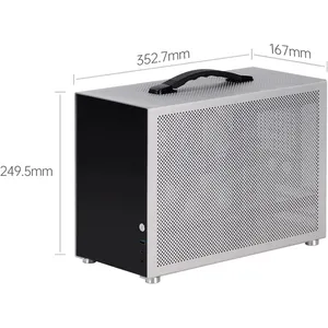 <span class=keywords><strong>Case</strong></span> per Computer D3 14.7L <span class=keywords><strong>ITX</strong></span> in Alluminio, Chassis Portatile per PC Gaming, GPU 340mm, ATX <span class=keywords><strong>PSU</strong></span>, AIO 240-280mm, Tipo C - Product Image 3