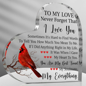 Regalos de placa acrílica romántica para ella <span class=keywords><strong>Ideas</strong></span> lindas para novia esposa mujer aniversarios cumpleaños de <span class=keywords><strong>San</strong></span> Valentín para <span class=keywords><strong>novio</strong></span> - Product Image 1