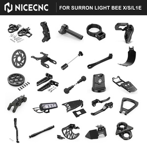NICECNC <span class=keywords><strong>para</strong></span> Surron Light Bee X S L1E Segway X160 X260, Piezas Modificadas, Accesorios Sur Ron, Reposapiés <span class=keywords><strong>para</strong></span> Bicicleta Eléctrica CNC LBX 2025 - Product Image 1