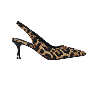 995-11 zapatos al por mayor venta caliente cómodo mujeres tacones stock tacón blanco solo bombas para chica señora - Product Image 1