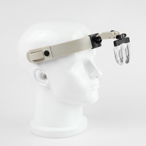 MG81002 4 lente lente lente di ingrandimento della testa con luce LED casco lente d'ingrandimento - Product Image 2