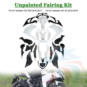 Phụ Tùng Xe Máy Hệ Thống Cơ Thể Đầy Đủ Fairing <span class=keywords><strong>Kit</strong></span> Không Sơn Tiêm Fairing Set Thân Xe Cho Yamaha Yzf R3 2015-2018 Yzf R25 15-17 - Product Image 2