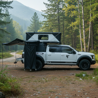Carpa de Techo Rígido Plegable de Alta Calidad, Personalizada, Ligera, de Aluminio, Estilo Moderno, con Características Expandidas, para Camioneta