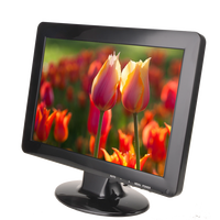 Moniteur CCTV TFT LED 12 pouces 12 volts CC à prix d'usine, moniteur LCD 12 pouces à prix abordable avec entrée BNC