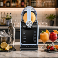 Machine à slush détachable à température constante 1,8 L, 6 préréglages, pour crème glacée molle, sans blocage, pour bar, maison, restaurant