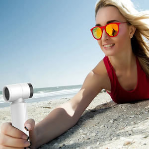 מיני מאוורר במהירות גבוהה מייבש שיער נייד מפוח אוויר סופר ג'ט מאוורר שולחן שולחן מאוורר קירור נייד מזגן נייד - Product Image 3