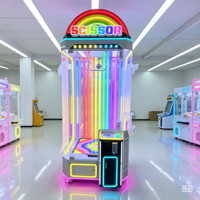 Machine de jeu commerciale d'arcade à ciseaux à cordes pour la distribution de prix