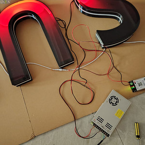 ไฟ LED ตัวอักษร 3 มิติ Denison Custom RGB <span class=keywords><strong>Motion</strong></span> พร้อมระบบควบคุมผ่านบลูทูธ/ไวไฟ กันน้ำระดับ IP65 สำหรับติดผนังตกแต่งภายนอก - Product Image 3
