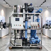 Machine à glaçons industrielle en forme de tube avec purificateur d'eau