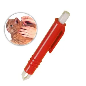 Hot sale Eliminate Tweezers Pet Dog Cat Flea Puppies Groom Tool prativerdi Mite Acari Like pencil Tick Remover