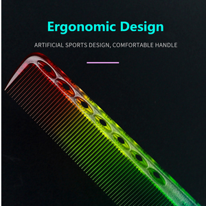 Nouvelle Brosse à Cheveux en Plastique Transparente Arc-en-ciel avec Échelle YS et Outils de Coiffure - Product Image 5