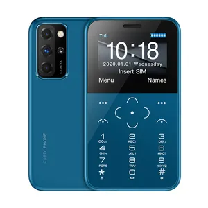 Mini Telefone 400mAh 1.5 polegadas New Hot Sale da moda Crianças de telefonia móvel Pequeno Tamanho Telefones