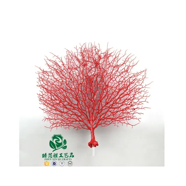 Zhen xinqi工芸品人工珊瑚枝木の枝乾燥植物海の彫像水族館プラスチックリーフ枝