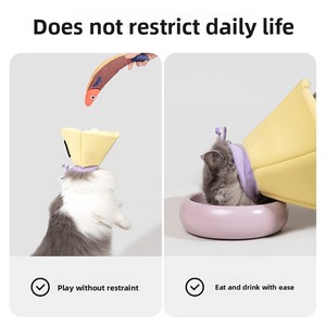 Collare Elisabettiano Hidream per Cani e Gatti Anti-Leccamento Design Profondo per Sterilizzazione Copricapo per Cani <span class=keywords><strong>di</strong></span> Taglia Grande Tutte le Stagioni - Product Image 3