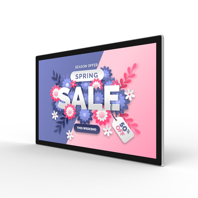 Ultra Thin LCD Indoor Wall Mount Wifi Advertising Digital Signage Display Board Restaurant Digital Menu Board