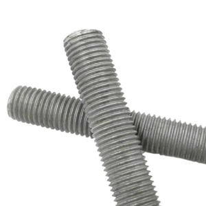 Gr4.8 8.8 10.9 12.9 C1010 10B21 C1035 C1045 Dacromet Gumet Mergulho Quente Galvanizado HDG Rosca <span class=keywords><strong>Rod</strong></span> com porca e arruela Conjunto DIN975 - Product Image 1