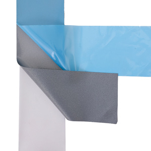 चिंतनशील गर्मी हस्तांतरण फिल्म स्व-चिपकने वाला दो-टोन उज्ज्वल सिल्वर लौ उत्कीर्णन पट्टी परावर्तक कपड़े - Product Image 6