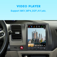 Autoradio Tableau de bord Système de navigation GPS Stéréo Android Lecteur DVD de voiture Radio pour HONDA CIVIC Conduite à gauche 2006-2011