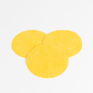 แผ่นเช็ดทำความสะอาดผิวหน้าแบบไม่ถักทอ สีเหลืองลายจุด คุณภาพสูง ผลิตจากวัสดุแผ่นโทนเนอร์ แผ่นโทนเนอร์แบบแห้ง เนื้อนุ่ม เย็นสบาย ช่วยบำรุงผิวหน้า เพิ่มความชุ่มชื้น ทำความสะอาดผิว - Product Image 6