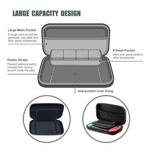 Custodia protettiva da viaggio EVA Hard Shell custodia portatile che trasporta la pelle per <span class=keywords><strong>Nintendo</strong></span> interruttore accessorio per videogiochi 2025 - Product Image 3