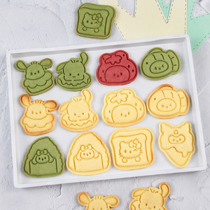 Emporte-pièces à biscuits et glaces imprimés de dessins animés, pratiques pour la pâtisserie, compacts et faciles à ranger et à utiliser - Product Image 3