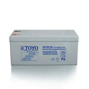 ESG batterie plomb-acide sans entretien 12 v 150ah stockage 12 volts solaire AGM batterie plomb-acide scellée