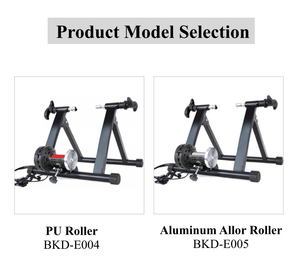 Entrenador de bicicleta plegable de aluminio de resistencia magnética-Soporte de ciclismo interior con tracción <span class=keywords><strong>en</strong></span> las ruedas para bicicletas de montaña/carretera-Directo de fábrica - Product Image 3