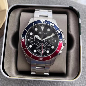 トップブランド FS メンズ シンプル クロノグラフ ウォッチ 46mm ステンレススチール サファイアクリスタル ビッグダイヤル 防水 発光 ETA ファッション - Product Image 1