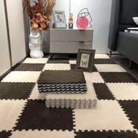Tapis de puzzle en mousse EVA personnalisé, tapis en fourrure, tapis de puzzle en mousse pelucheuse