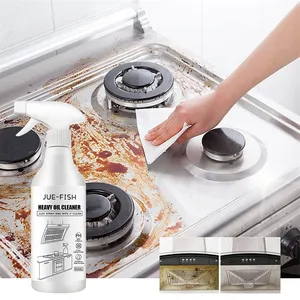 Jue Fish heavy oil cleaner range hood exhaust fan stove sink glass tile anti fouling oil removing spray kitchen cleaning liquid