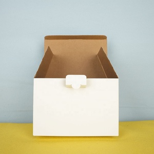 Hộp in ấn tùy chỉnh thương mại điện tử gấp hộp Tóc Giả Logo Kraft gửi thư nhỏ Hộp bao bì sóng - Product Image 1