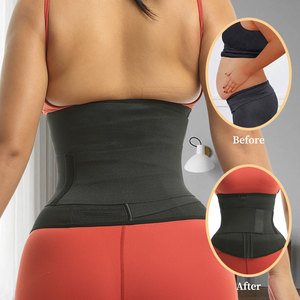 Korset Pembentuk Tubuh Wanita Langqin Premium 100% Nilon dengan Tali Pengikat, Pelatih Pinggang Bernapas untuk Olahraga - Product Image 4