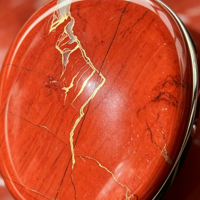 Diffuseur d'air frais pour voiture en cristal de jaspe rouge, diffuseur de parfum magnétique en pierre naturelle pour la décoration de voiture, cadeau