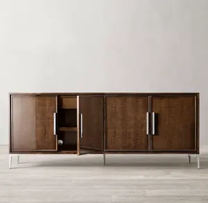 Aparador de 4 Puertas <span class=keywords><strong>Benoit</strong></span> para Comedor, Diseño Francés Contemporáneo de Lujo, Estilo Sassanid - Product Image 3
