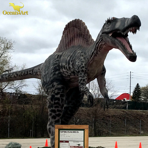 Modelo de Dinosaurio Animatrónico Gigante de Gran Tamaño con Temática Jurásica para Uso en Interiores/Exteriores en Centros Comerciales y Proyectos de Parques de Aventuras - Product Image 3
