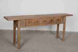 Fabricación de fábrica, mesa de pino de madera duradera para uso doméstico, mesa de madera de altura fija - Product Image 5
