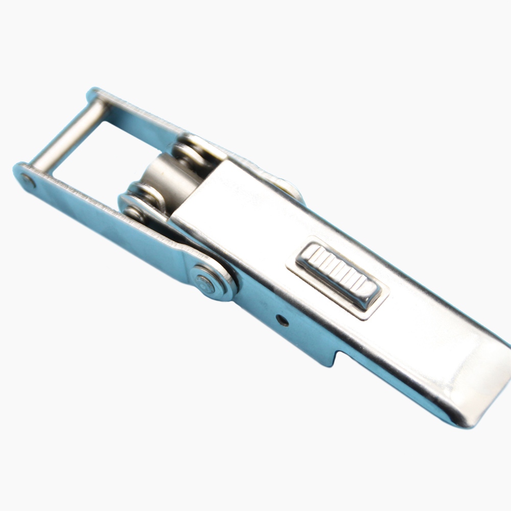 Оптовая продажа, горячая Распродажа, длинная Выдвижная защелка из нержавеющей стали, пружинный переключатель, защелка с кнопкой