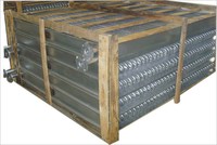 Refroidisseur à ailettes à grand volume d'air, dissipation thermique efficace, réduit les temps de maintenance pour compresseur à vis industriel