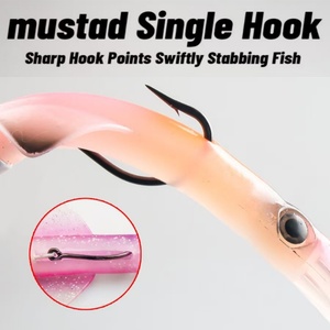 Señuelo de Pesca de Calamar de Plástico Suave de Primera Calidad, 120g-250g, con Cabeza de Plomo para Lanzamiento a Larga Distancia, Cebo para Pesca de Pulpo, Atún y Peces Grandes - Product Image 5