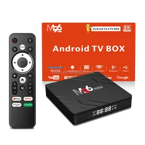 Panic Buying Android Tv 13 OS RK3528 Quad core RAM2G ROM16G 2.4G/5G BT5.0 mx q pro for xiaomi tv
