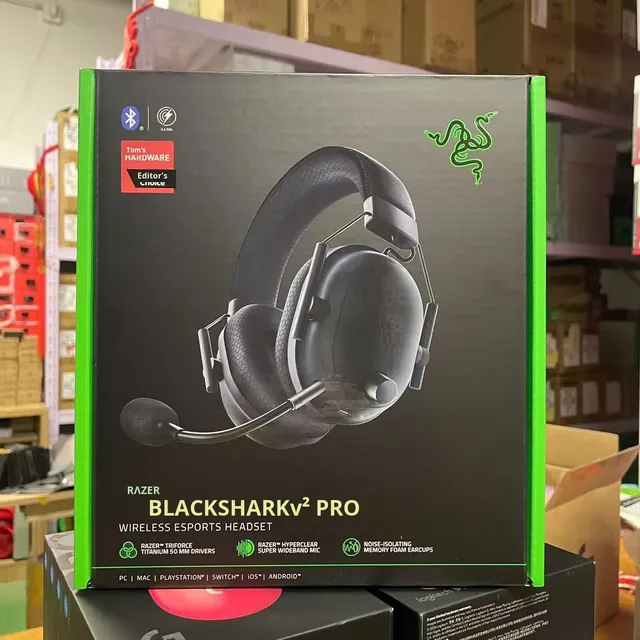 Blackshark V2 Pro Cyclone Wireless Headset Microphone with Active Noise Cancellation (ANC) for Esports Gaming 2023