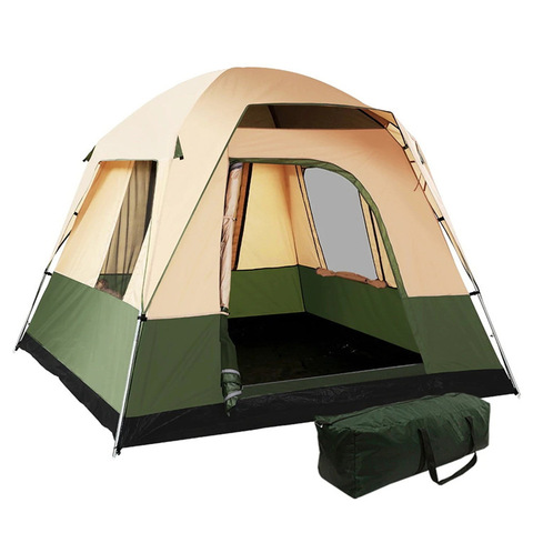 Double Windproof Outdoor Clear Tent Hot Tent Winter Camping Glamping Tent